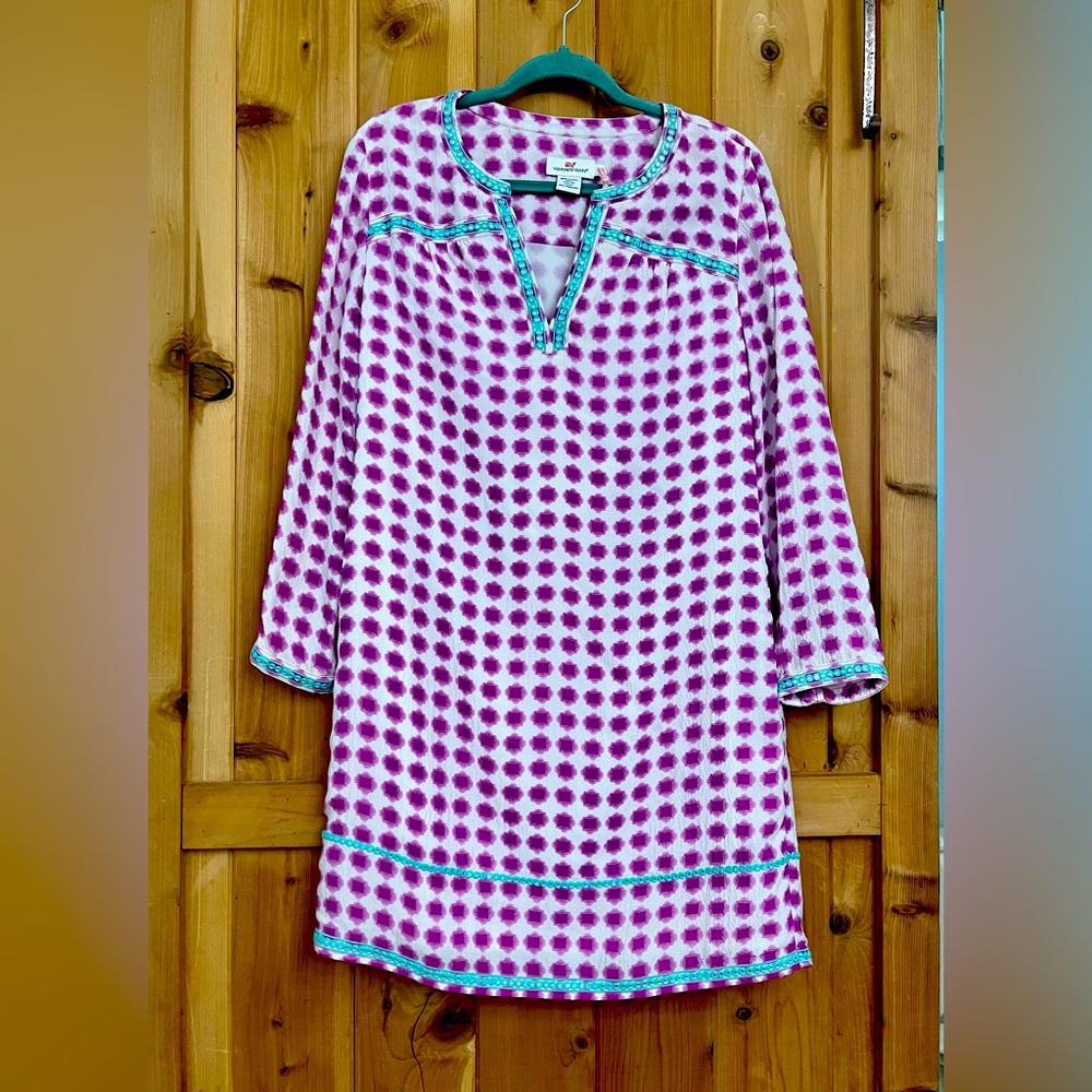 Vineyard Vines Silk Dress Size 8 NEW WITH Tags!